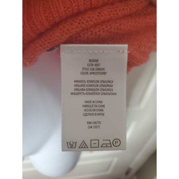 NWT RE/DONE Apricot Sorbet Lightweight Sweater - Picture 7 of 7